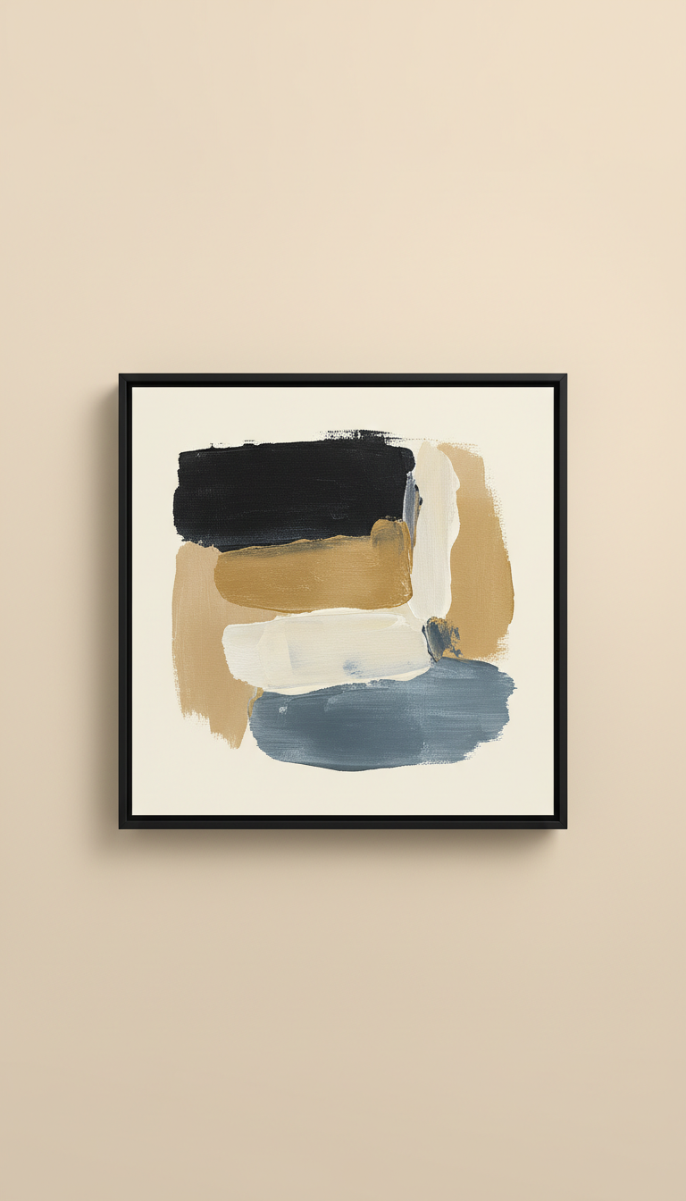 Framed Abstract Canvas Print